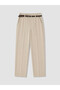 Esvab • Modern & Distinctive Women's Fabric Trousers with Belted Waist