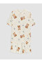 Esvab • Modern & Distinctive Zero Roba Collar Printed Girls' Pajama Set