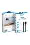 60W USB Type-C to USB Type-C Cable, Black/White, 1.2m, IK-IDCC060 - 2