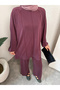 Elegant Model Pike Fabric Women's Top and Bottom Set - 6