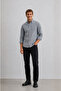 Tyson Sage Green Embroidered 100% Cotton Poplin Standard Fit Men's Shirt - 3