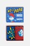 - Multi-Colored 2-Piece Set No. 1 Papa Smurfs Patterned Cotton Socks Set - 5