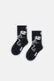 - Multi-Colored Children's Set of 4 Dinosaur Green Cotton Socks - 2