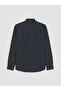 Ozmarka New Season Green Regular Fit Plaid Gabardine Men's Shirt - 5