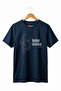 Human Structure Minimalist Graphic Printed 100% Cotton Crew Neck Basic Tshirt