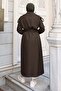 Belted Double-Breasted Long Trench Coat Khaki 2028 - 4