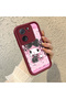 Xiaomi Mi 13t Pro/Mi 13t Compatible Case Camera Protector Cartoon Pattern Maroon Lover Couple Silicone Phone Case - 2