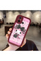 Xiaomi Poco C55 Compatible Case Camera Protector Cartoon Pattern Maroon Lover Couple Silicone Phone Case