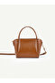 Taba Shk342 Faux Leather, Zippered, Bow Detail, Long Strap, Hand, Arm and Shoulder Bag - 6