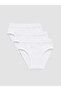 Ozmarka New Season White Regular Fit Cotton Men's Briefs 3-Pack