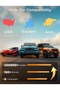 ماسح ضوئي OBD2 بتقنية البلوتوث 3210، قارئ أكواد لاسلكي للسيارة - لفحص ضوء المحرك والبطارية - أداة تشخيص سهلة للسيارات موديل 1996 وما بعده، بدون رسوم اشتراك لأجهزة آيفون وأندرويد - 3
