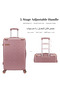 4PC ABS Hardside Luggage Set 14/20/24/28 Inch | Lightweight Carry-On & Checked Suitcase with TSA Lock & 360° Spinner Wheels, Includes Travel Makeup Case, Unisex Luggage Set for All Travelers - 4