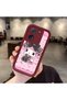 Xiaomi Mi 13t Pro/Mi 13t Compatible Case Camera Protector Cartoon Pattern Maroon Lover Couple Silicone Phone Case