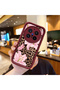 Vivo X200 Pro Compatible Case Camera Protective Flower Case Burgundy Lover Couple Silicone Phone Case