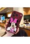 iPhone 17 Pro Compatible Case Camera Protector Cartoon Pattern Maroon Lover Couple Silicone Phone Case