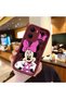 Vivo Y16 Compatible Case Camera Protector Cartoon Pattern Maroon Lover Couple Silicone Phone Case