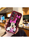 Vivo Y19S Compatible Case Camera Protector Cartoon Pattern Maroon Lover Couple Silicone Phone Case