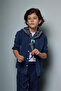Shirt Collar Buttoned Long Sleeve Washed Effect Shirt Boy G5005A826Sp - 3