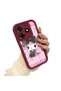 Tecno Spark 10 Pro 4g Compatible Case Camera Protector Cartoon Pattern Maroon Lover Couple Silicone Phone Case - 3