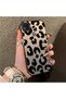 Redmi 9C/10A Compatible Black Leopard Print Silicone Phone Case, Shock Protection