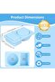 3 Pack Silicone Reusable Snack Containers with Lids,Small Mini Food Snack Boxs,Double Compartment Sn - 6