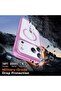تاوري حافظة ايفون اير مع واقي شاشة من الدرجة العسكرية، [مضاد للاصفرار] غطاء حماية خلفي شفاف مضاد للص - 5