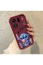 Oppo Find X9 Pro 5g Compatible Case Camera Protector Stitch Pattern Maroon Lover Couple Silicone Phone Case - 3