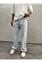 Washed Ice Blue Flared Fit Jean with Effects - 2
