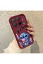 Mi 15t Pro Compatible Case Camera Protector Stitch Pattern Maroon Lover Couple Silicone Phone Case - 3