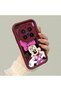 Vivo X200 Pro Compatible Case Camera Protector Cartoon Pattern Maroon Lover Couple Silicone Phone Case - 3