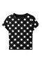 Women's Slim Blouse Luna Dot Polka Dot Printed Black – Lycra Ribbed, Comfortable Fit, 100% Cotton - 8