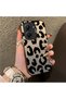 Poco X7 Pro Compatible Black Leopard Print Silicone Phone Case, Shock Protection