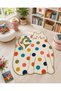 Eta Colorful Cat Patterned Modern Woven Base Decorative Carpet Eta4118 - 3