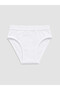Ozmarka New Season White Regular Fit Cotton Men's Briefs 3-Pack - 6