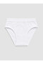 Ozmarka New Season White Regular Fit Cotton Men's Briefs 3-Pack - 3