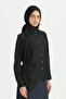 Ruffle Detailed Shirt - Black - 2