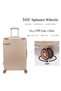 4PC ABS Hardside Luggage Set 14/20/24/28 Inch | Lightweight Carry-On & Checked Suitcase with TSA Lock & 360° Spinner Wheels, Includes Travel Makeup Case, Unisex Luggage Set for All Travelers - 6