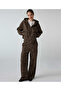 Leopar desen oversize sweatshirt - 2