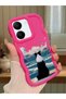 Vivo Y36 4g Compatible Case Camera Protector Red Silicone Lover Couple Phone Case Dog Pattern