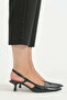 Pipe Leg Viscose Trousers - Black - 2