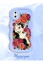 iPhone X Compatible Case Camera Protector Blue Silicone Lover Couple Phone Case Cover with Cat - 2