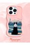 iPhone 16 Pro Max Compatible Case Camera Protector Pink Silicone Couple Phone Case Dog Pattern - 2