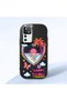 Redmi K50 Ultra Compatible Case Camera Protective Black Heart Pattern Silicone Lover Couple Phone Case
