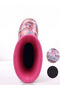 Thermal Lined Waterproof Girls' Rain Boots with Boots - 5