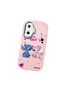 Poco F7 Compatible Case Camera Protector Pink Stitch Pattern Silicone Lover Couple Phone Case - 3