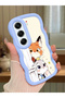 Tecno Camon 40 Pro 5g Compatible Case Camera Protection Blue Silicone Couple Phone Case Cartoon Pattern