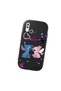 Samsung Galaxy A20 Compatible Case Camera Protective Black Stitch Patterned Silicone Beloved Couple Phone Case - 3
