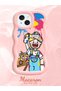 iPhone 13 Compatible Case Camera Protector Pink Silicone Lover Couple Phone Case Cartoon Pattern - 2