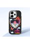 Redmi 13 Compatible Case Camera Protector Black Heart Patterned Silicone Lover Couple Phone Case