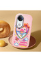 Vivo V50 Compatible Case Camera Protective Pink Heart Pattern Silicone Lover Couple Phone Case - 2